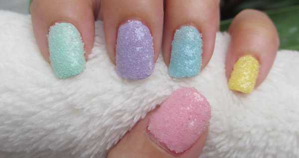 Diseño de uñas con sal ¡Me fascina!